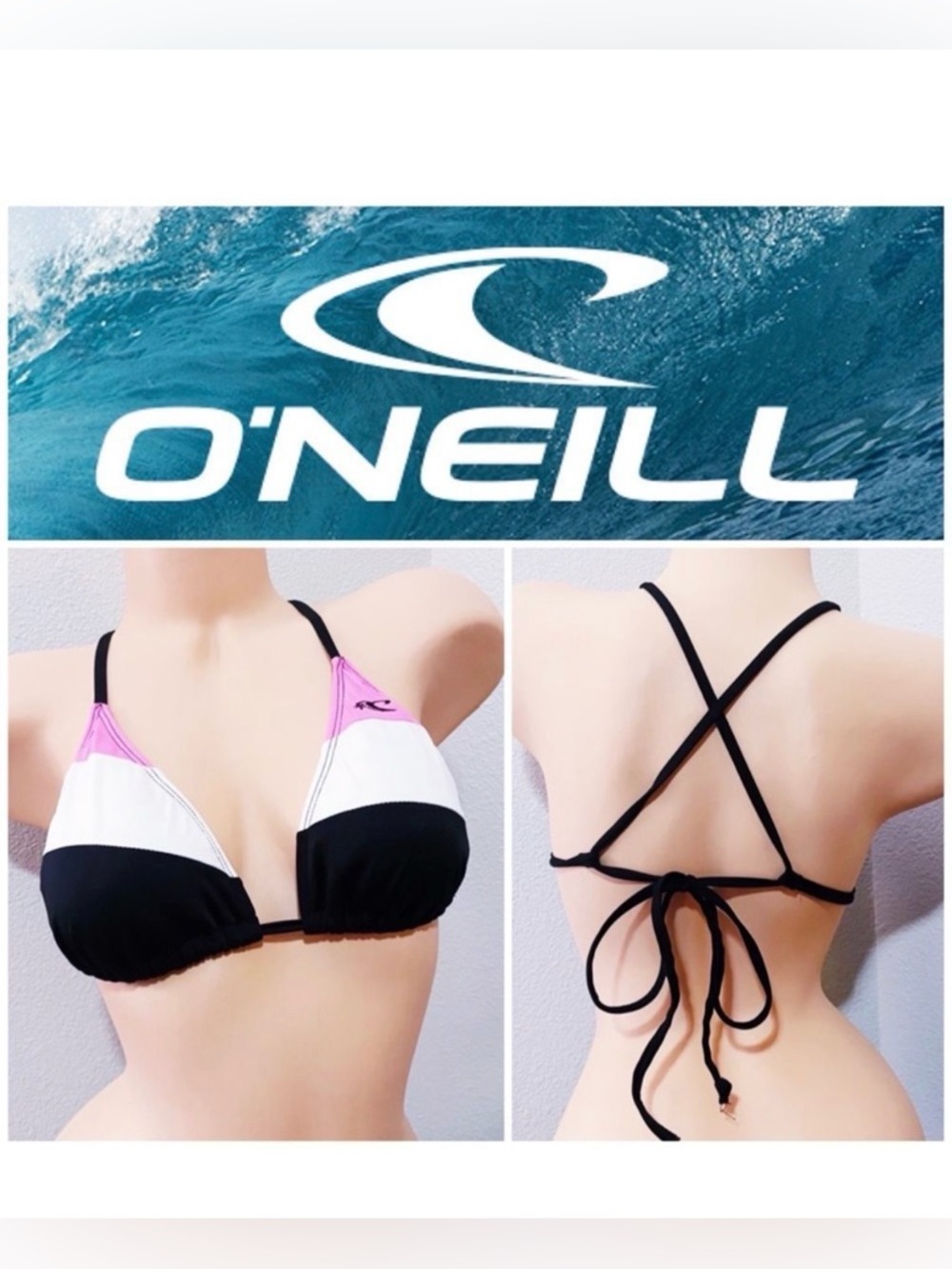 🔥 Mix & Match 2/$40 🔥 Y2K O’Neill Color Block Swim Top